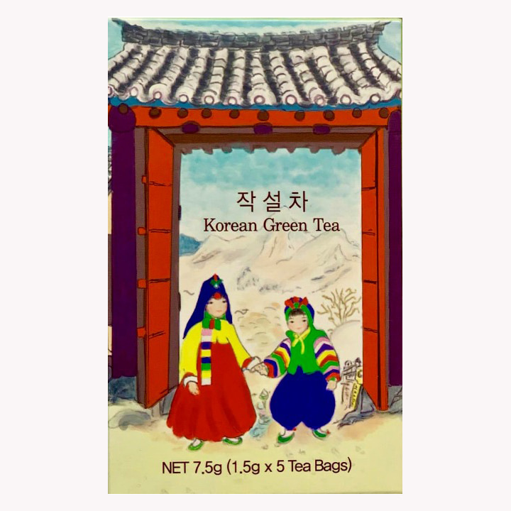 티뮤지움 한국 녹차 작설차 미니박스 티백Tea Museum Korean Green Tea Mini Box Tea Bags